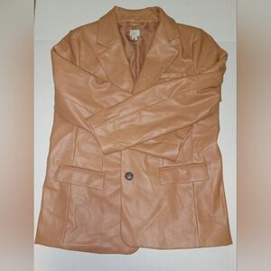 A New Day Jacket Coat Tan Sleek Medium and Large